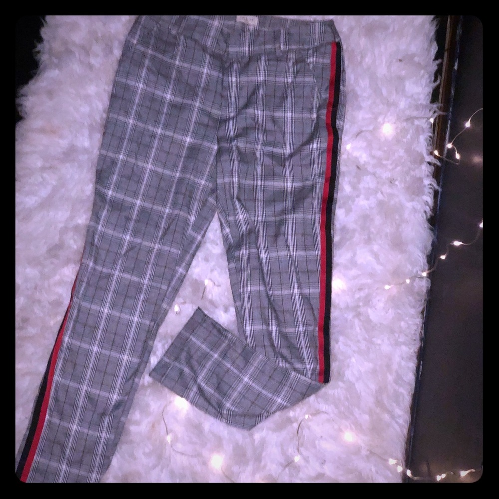 Beautiful plaid pants-flattering and comfortable